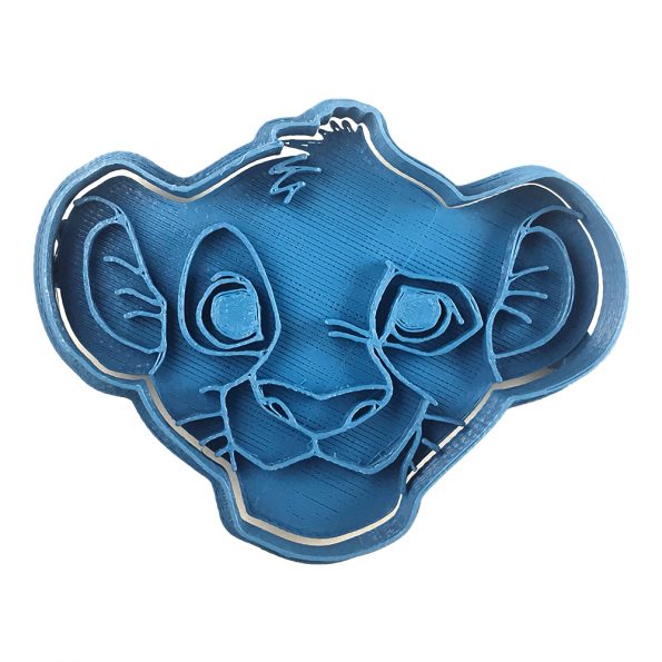 simba face the lion king cookie cutter